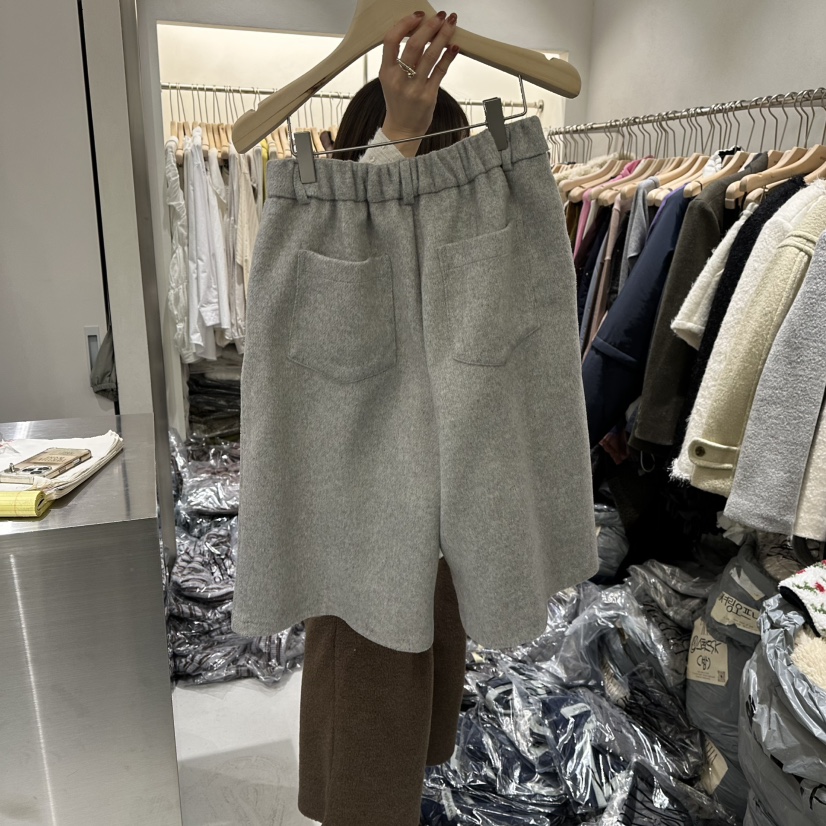 BERTHA東大門㊣代購女裝新品25秋冬時尚熱賣職業人氣短褲羊毛BERTHA短褲