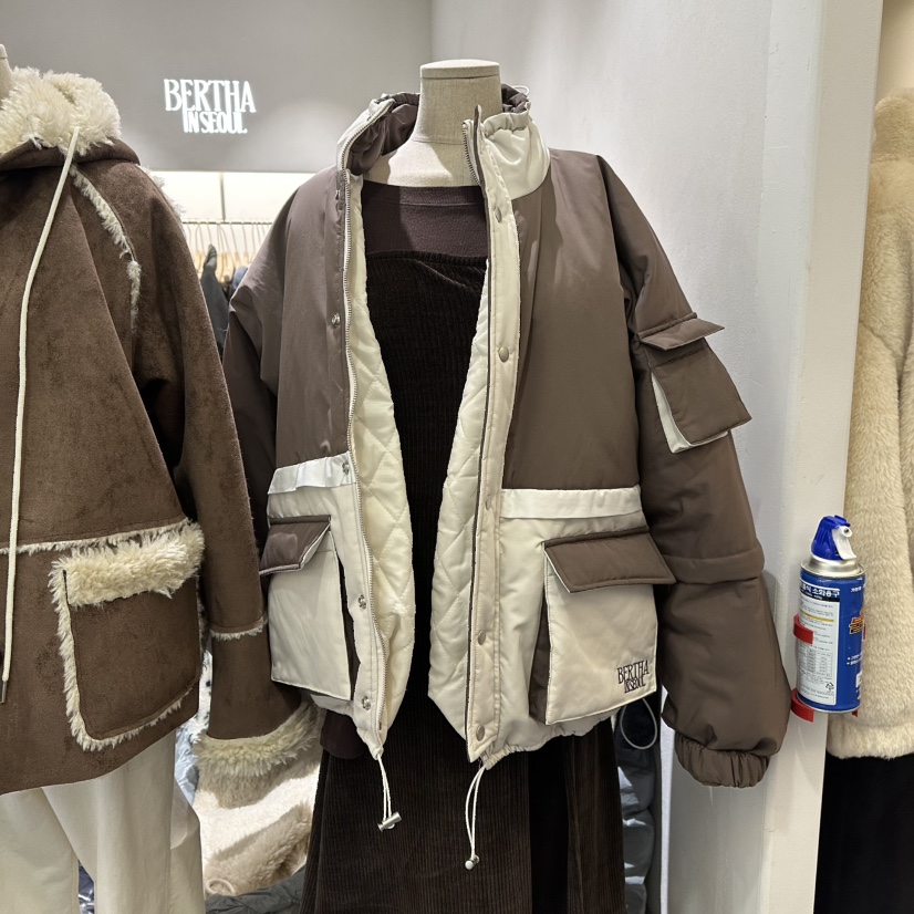 BERTHA東大門㊣直郵女裝新品推薦時尚熱賣休閑人氣短款羽絨服BERTHA短款羽絨服圖色1