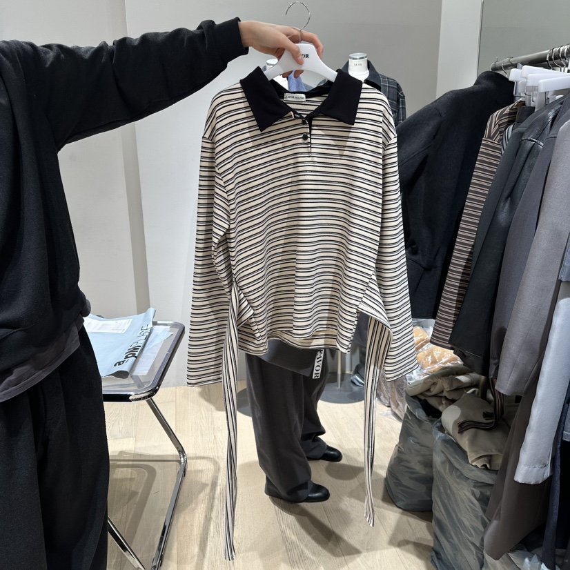 FAVOR-P韓國代購㊣女裝新款職業真品25秋冬推薦人氣長袖T恤FAVOR-P長袖T恤圖色1