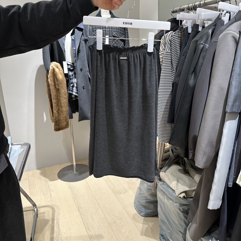 FAVOR-P韓國直郵㊣女裝新品人氣休閑職業熱賣半身裙中短裙FAVOR-P半身裙/中短裙圖色3