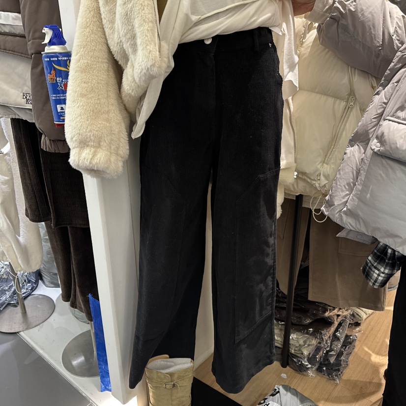 ORE-P東大門㊣代購女裝新款休閑時尚熱賣25秋冬休閑褲燈芯絨ORE休閑褲圖色2