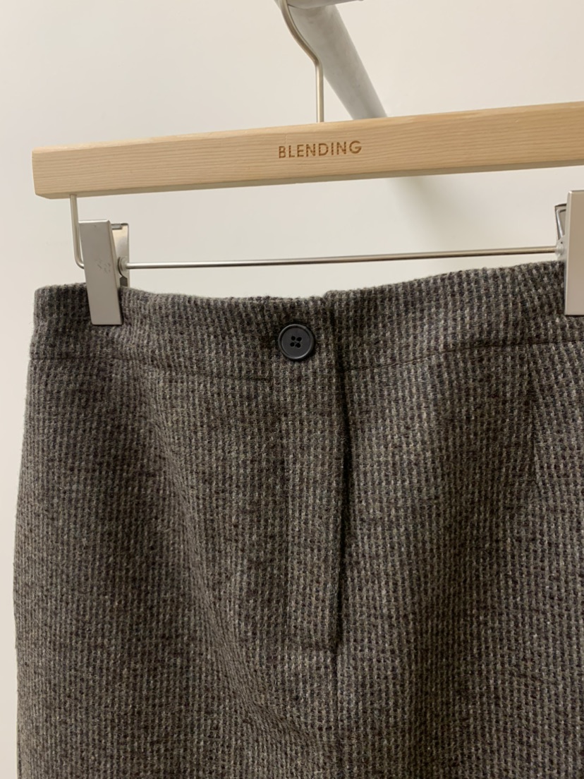 BLENDING-p東大門㊣實拍女裝新品熱賣真品人氣休閑長裙羊毛BLENDING-p長裙