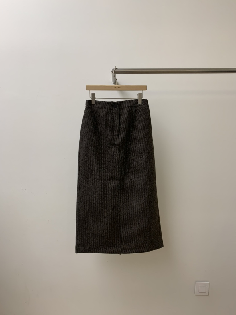 BLENDING-p東大門㊣實拍女裝新品熱賣真品人氣休閑長裙羊毛BLENDING-p長裙圖色2