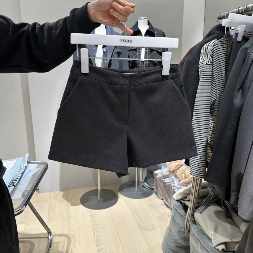 FAVOR-P東大門㊣直郵女裝新品25秋冬職業休閑真品時尚短褲FAVOR-P短褲圖色2