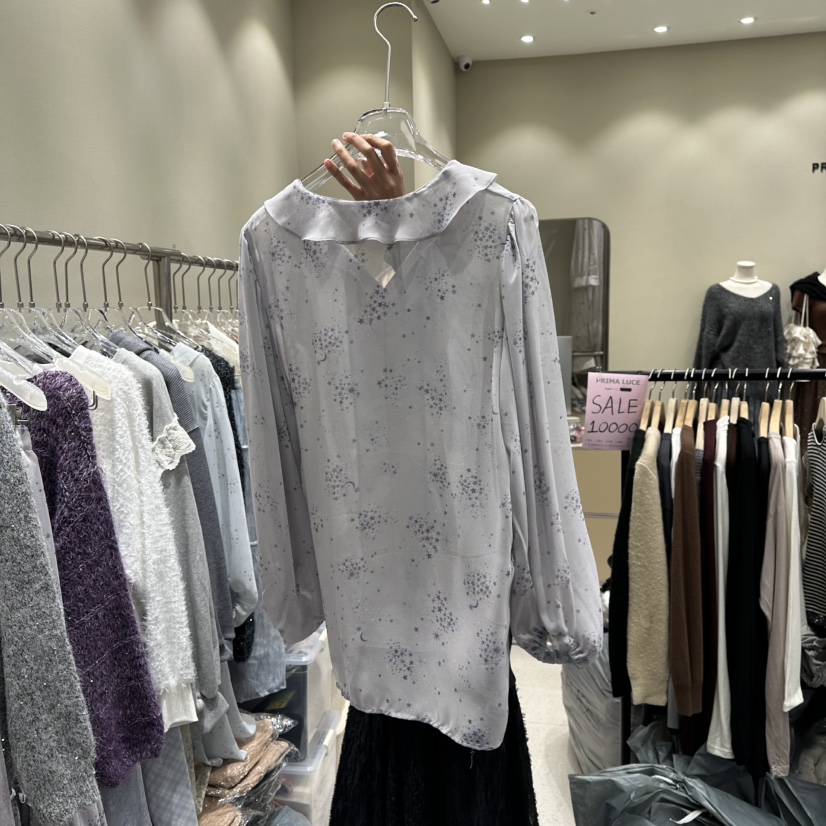 PRIMA LUCE東大門㊣直郵女裝新款職業真品時尚25秋冬襯衫蕾絲衫CHARLOTTE襯衫/蕾絲衫