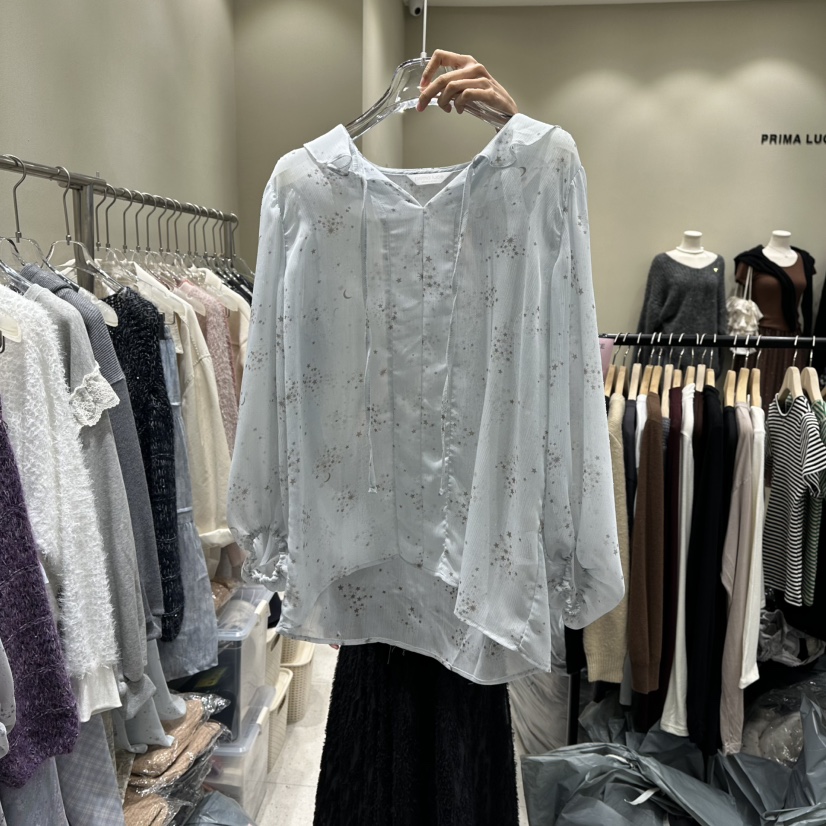 PRIMA LUCE東大門㊣直郵女裝新款職業真品時尚25秋冬襯衫蕾絲衫CHARLOTTE襯衫/蕾絲衫圖色1