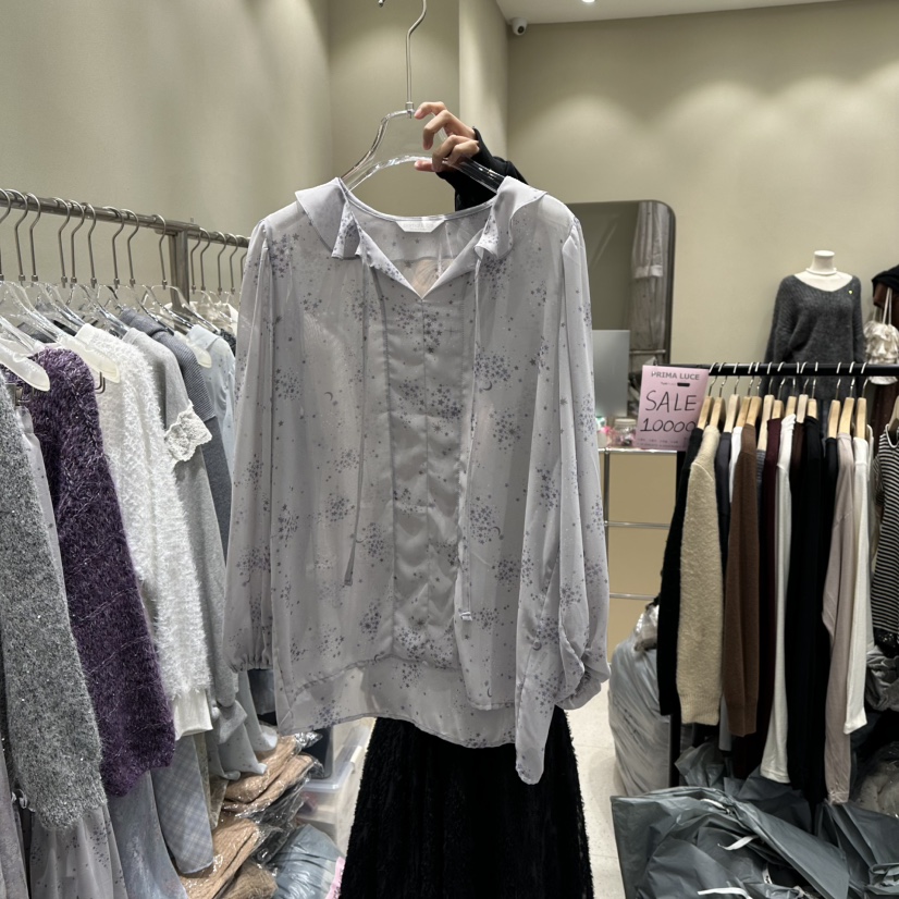 PRIMA LUCE東大門㊣直郵女裝新款職業真品時尚25秋冬襯衫蕾絲衫CHARLOTTE襯衫/蕾絲衫圖色2