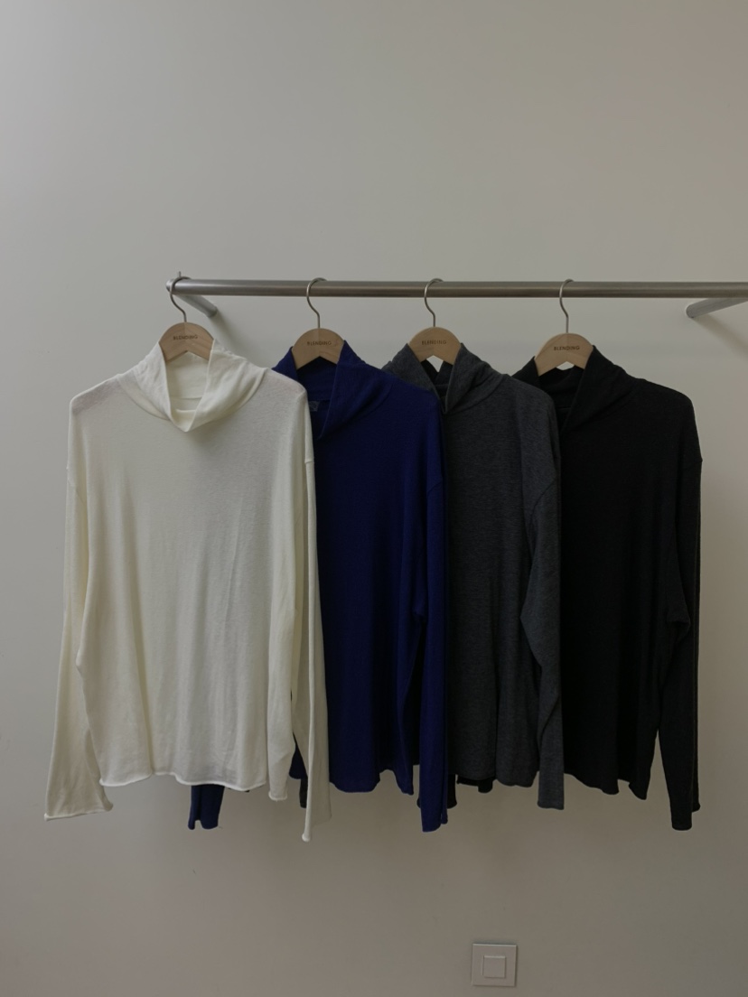 BLENDING-p東大門㊣直郵女裝新品人氣熱賣時尚長袖T恤安哥拉BLENDING-p長袖T恤