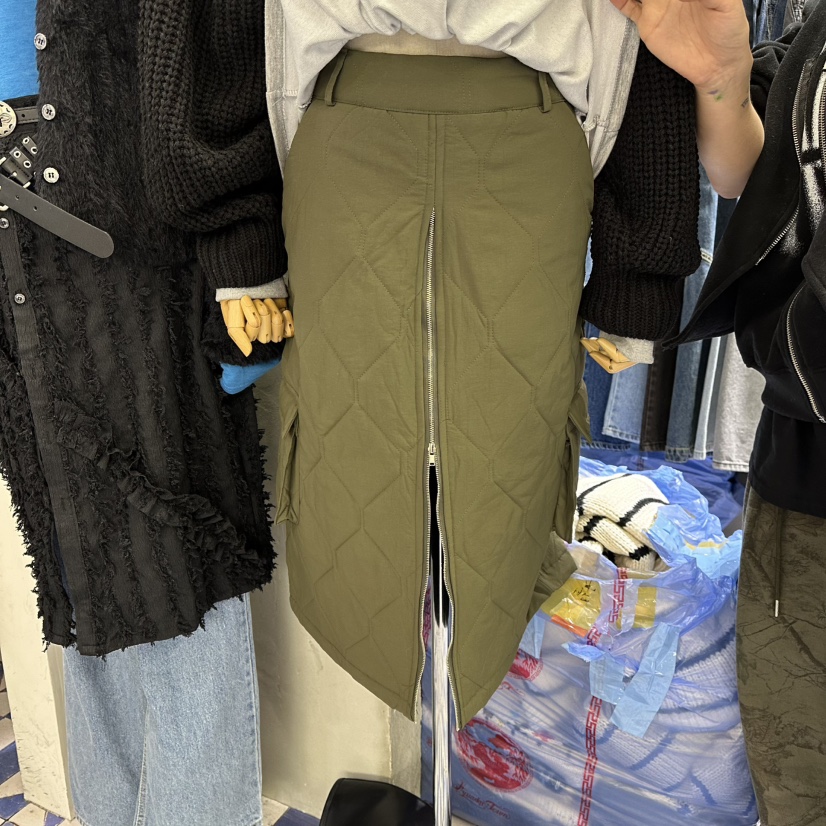 AMOUR東大門㊣實拍女裝新品人氣職業25秋冬休閑真品時尚長裙AMOUR長裙圖色1