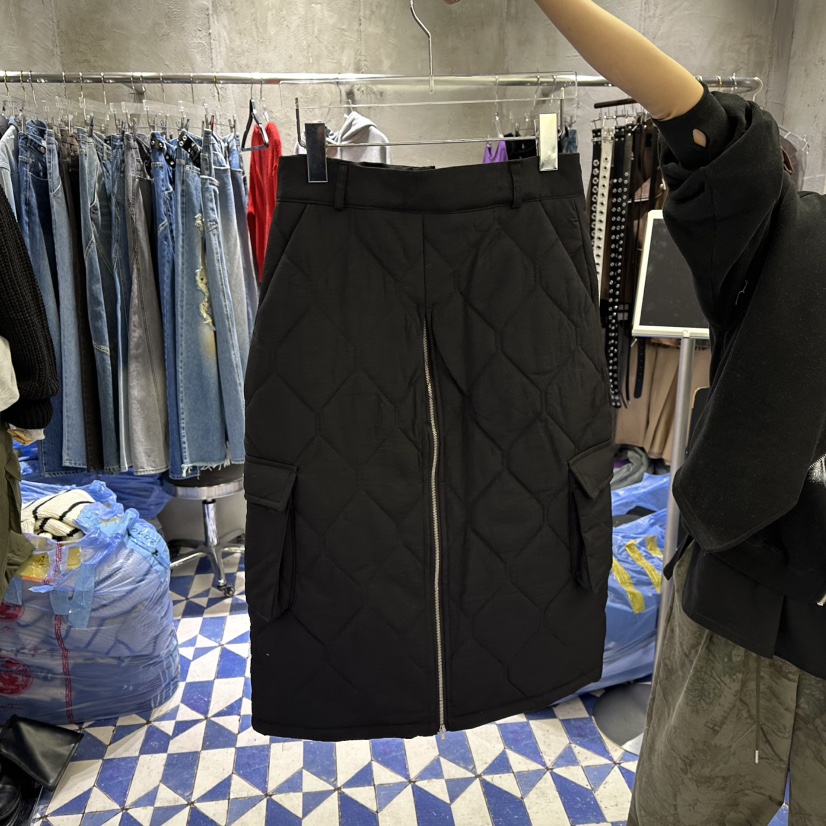 AMOUR東大門㊣實拍女裝新品人氣職業25秋冬休閑真品時尚長裙AMOUR長裙圖色2