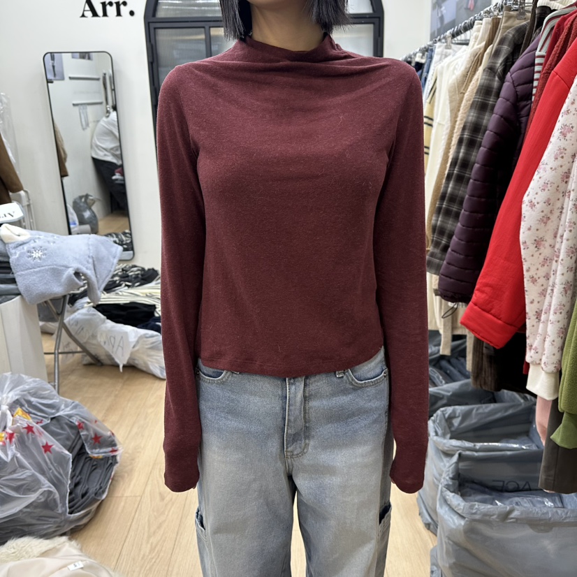 ARR東大門㊣直郵女裝新款時尚人氣真品25秋冬休閑推薦長袖T恤ARR長袖T恤圖色5