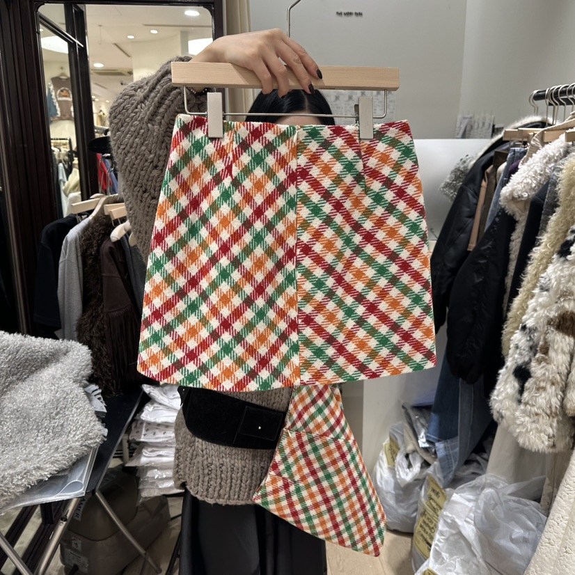 THEMORYPARK韓國代購㊣女士新款真品推薦時尚25秋冬人氣短裙THE MORY PARK短裙