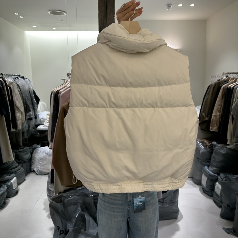 AVECNOUS韓國代購㊣女裝新款人氣推薦真品熱賣馬甲填充鴨絨AVECNOUS馬甲