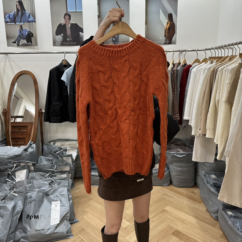 NOWHERE東大門㊣直郵女裝新款熱賣推薦25秋冬真品休閑針織衫NOWHERE針織衫圖色2