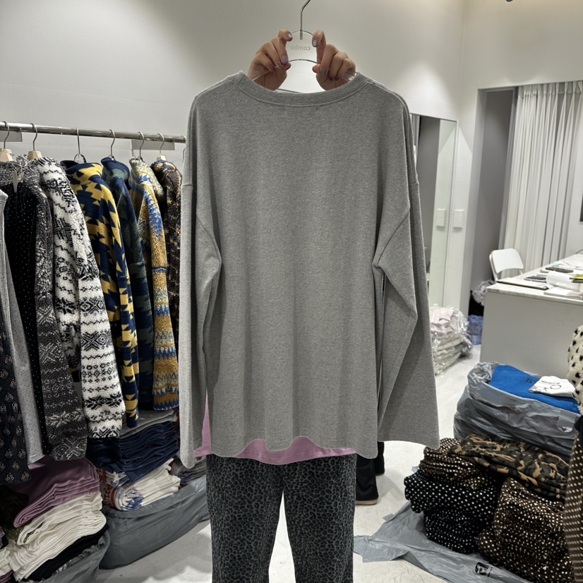 COMBO東大門㊣直郵女士新品人氣推薦休閑熱賣25秋冬長袖T恤COM_BO長袖T恤