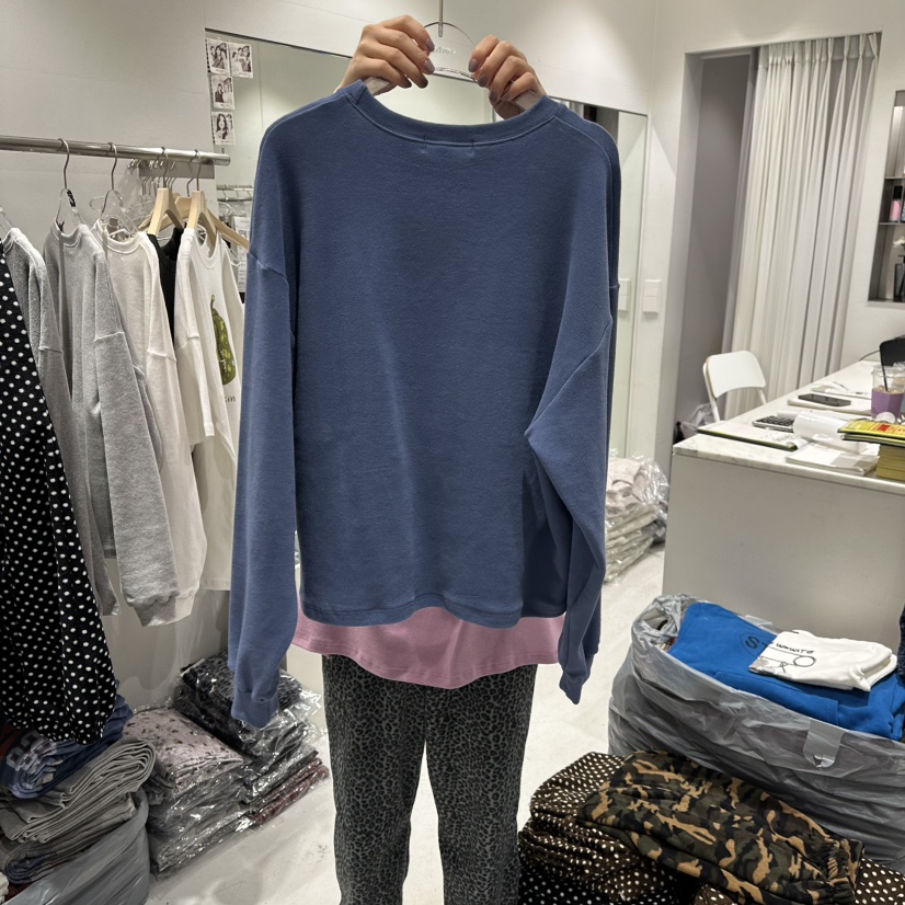 COMBO東大門㊣代購女裝新款時尚真品人氣熱賣25秋冬長袖T恤COM_BO長袖T恤