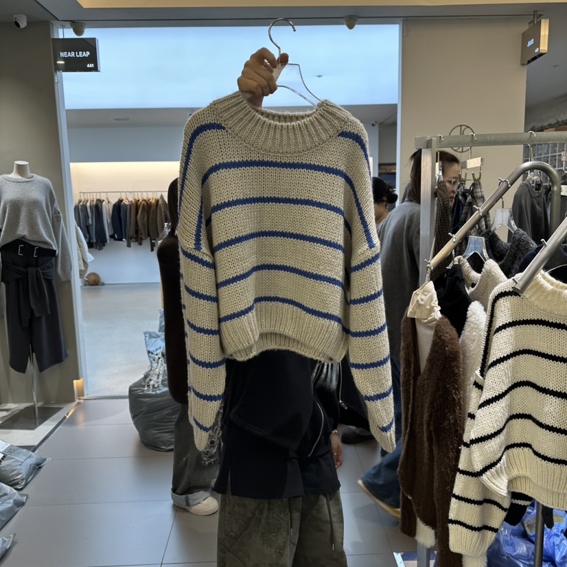 AMOUR韓國直郵㊣女裝新品時尚職業休閑熱賣人氣推薦25秋冬毛衣AMOUR毛衣圖色1