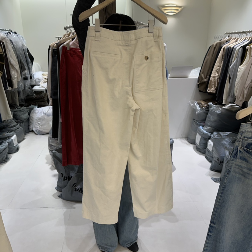 AVECNOUS韓國代購㊣女裝新品熱賣人氣休閑職業休閑褲燈心絨AVECNOUS休閑褲