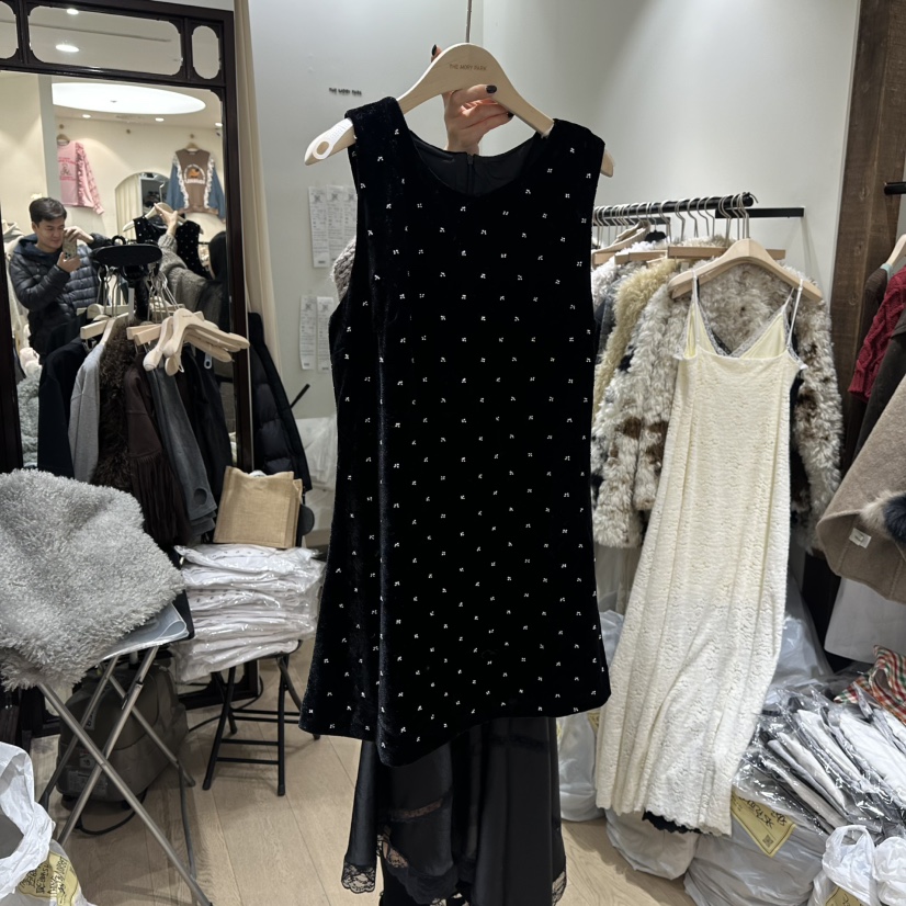 THEMORYPARK東大門㊣實拍女士新款休閑熱賣真品職業推薦連衣裙THE MORY PARK連衣裙圖色1