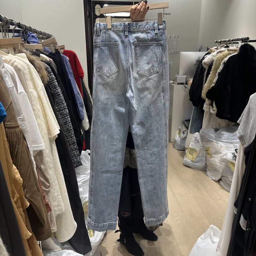 THEMORYPARK東大門㊣直郵女裝新品真品25秋冬休閑熱賣牛仔褲THE MORY PARK牛仔褲