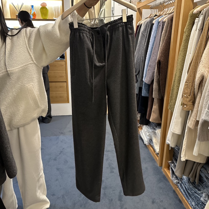 ROUNDER東大門㊣直郵女士新款休閑人氣推薦真品熱賣職業休閑褲ROUNDER休閑褲圖色2墨色