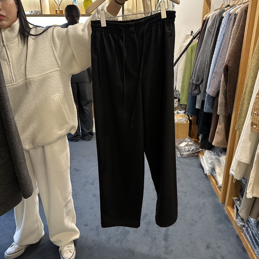 ROUNDER東大門㊣直郵女士新款休閑人氣推薦真品熱賣職業休閑褲ROUNDER休閑褲圖色3黑色