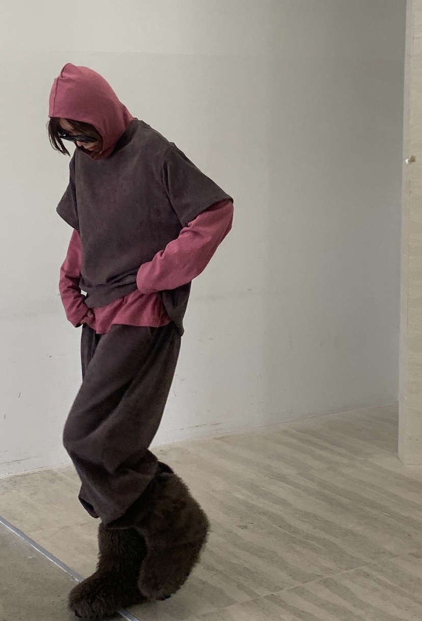 PARIS MATCH東大門㊣代購女裝新款25秋冬休閑時尚T恤不含內搭PARIS MATCHT恤圖色3