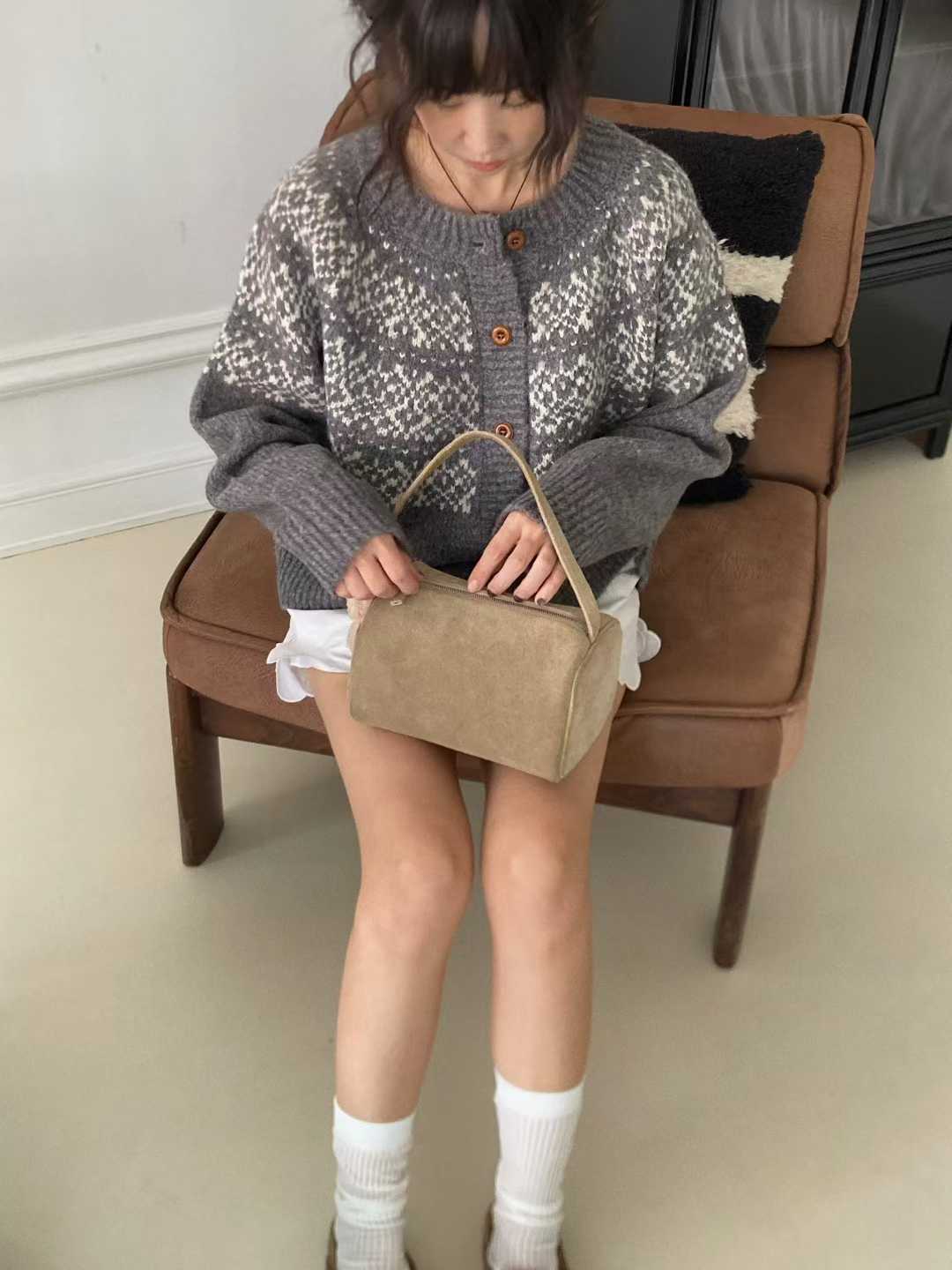 ANNIV-D東大門㊣直郵女裝新品休閑時尚職業25秋冬真品針織衫ANNIV-D針織衫