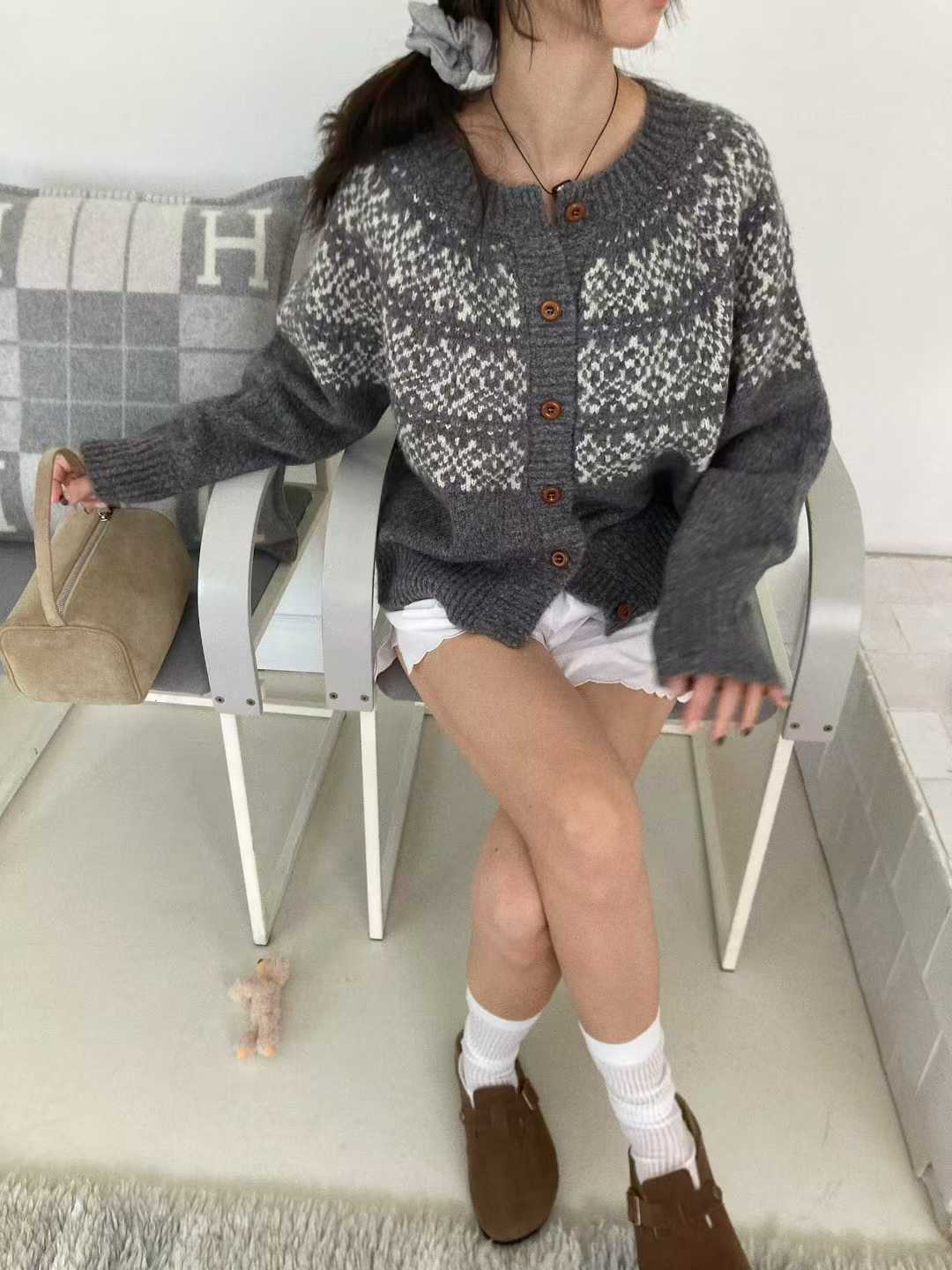 ANNIV-D東大門㊣直郵女裝新品休閑時尚職業25秋冬真品針織衫ANNIV-D針織衫