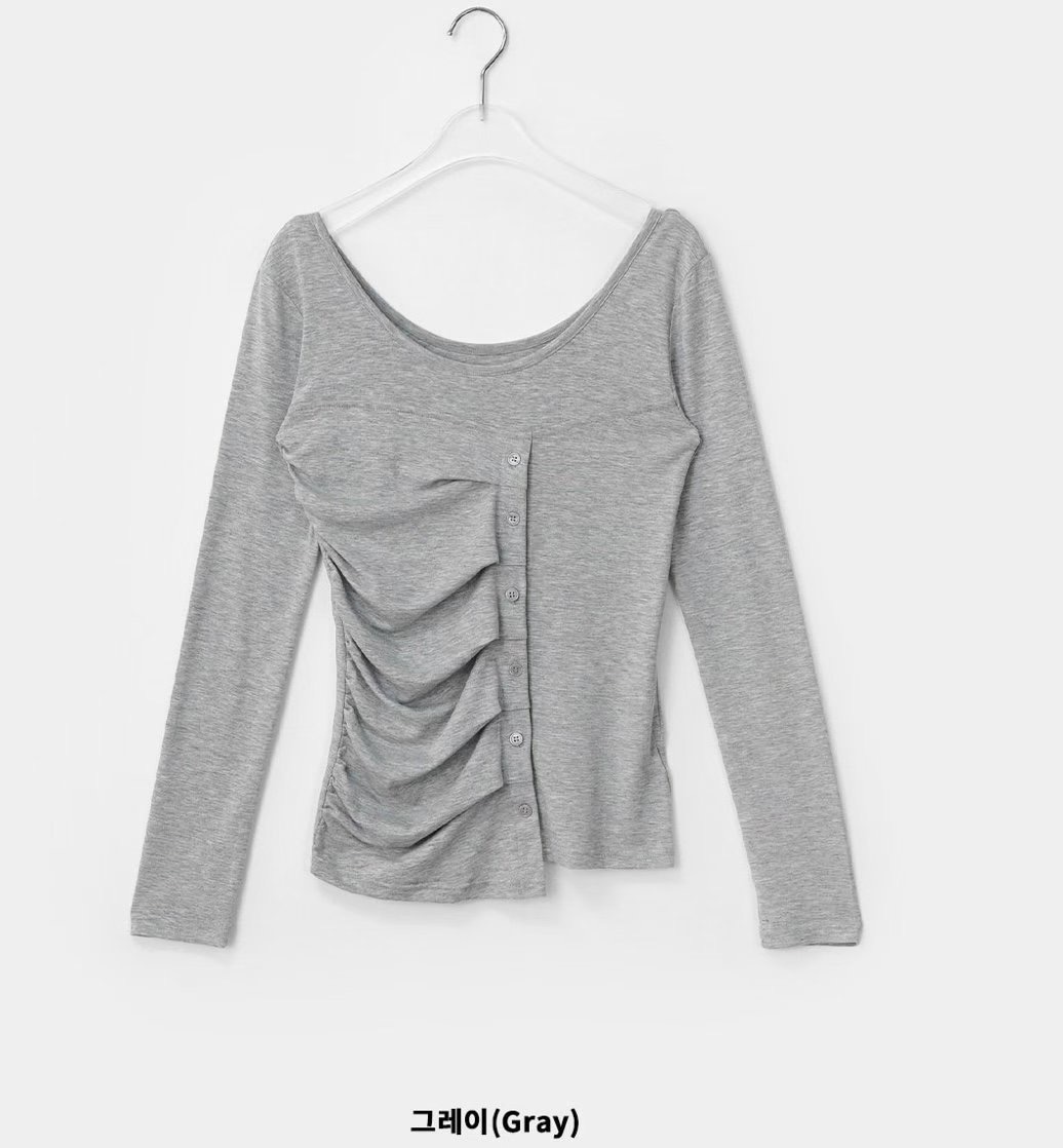 UGIPAL東大門㊣直郵女士新品職業推薦人氣真品25秋冬長袖T恤UGIPAL長袖T恤圖色2