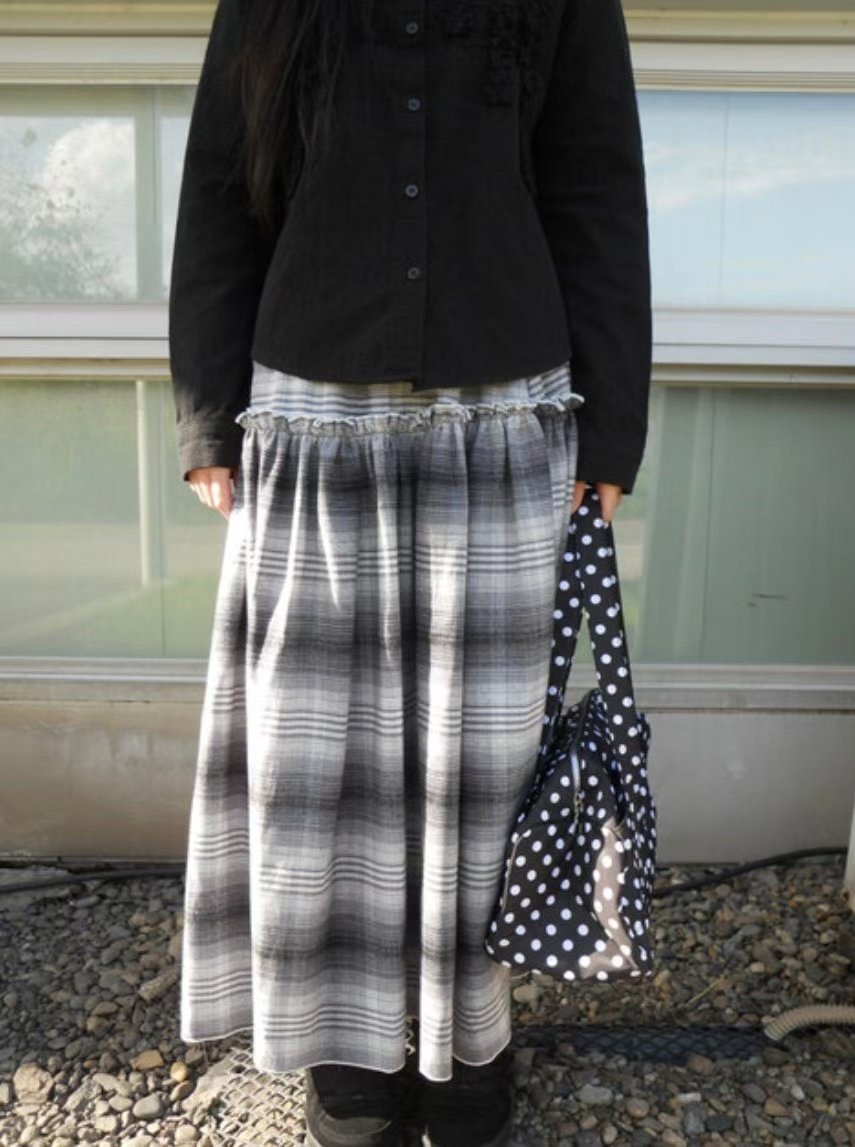 UGIPAL東大門㊣直郵女士新品休閑推薦人氣25秋冬熱賣時尚長裙UGIPAL長裙圖色1