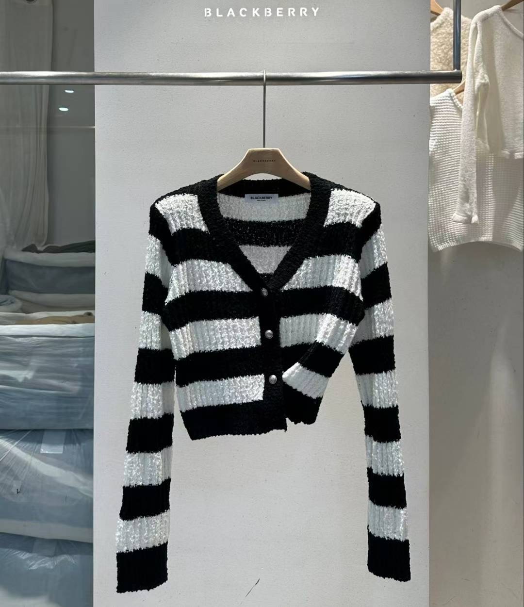 BLACKBERRY韓國直郵㊣女士新款熱賣休閑職業人氣時尚針織衫BLACKBERRY針織衫圖色1