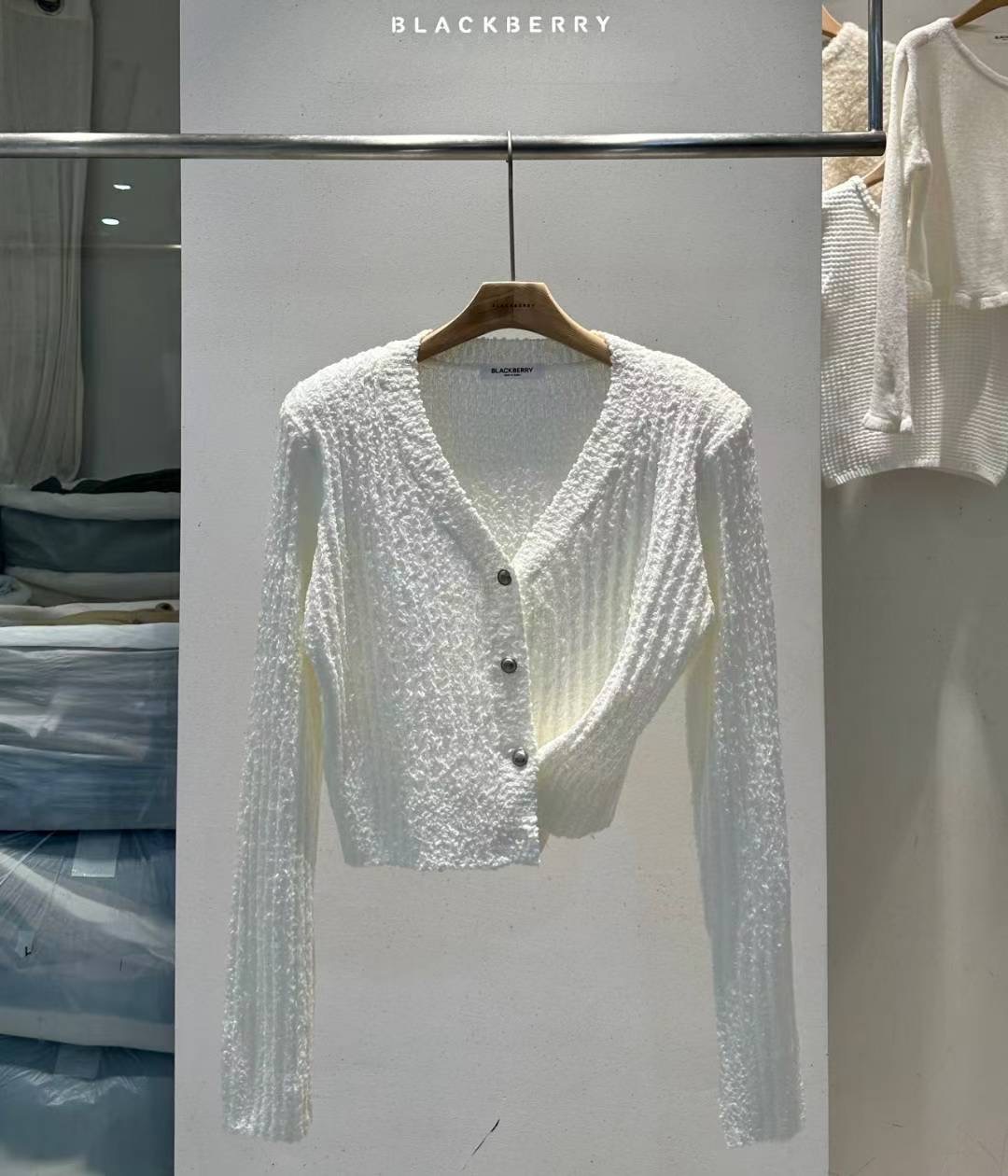 BLACKBERRY韓國直郵㊣女士新款熱賣休閑職業人氣時尚針織衫BLACKBERRY針織衫圖色2