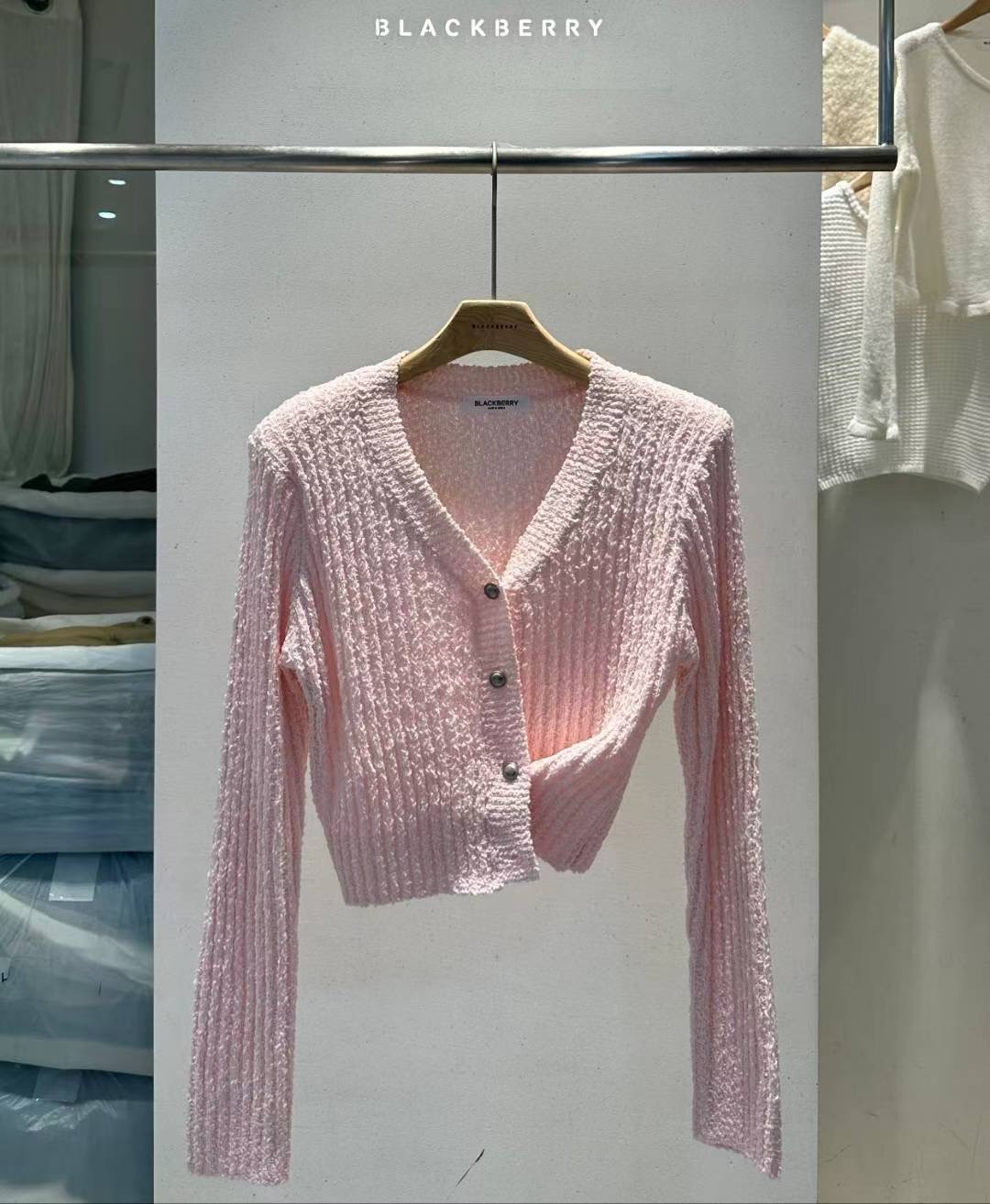 BLACKBERRY韓國直郵㊣女士新款熱賣休閑職業人氣時尚針織衫BLACKBERRY針織衫圖色3