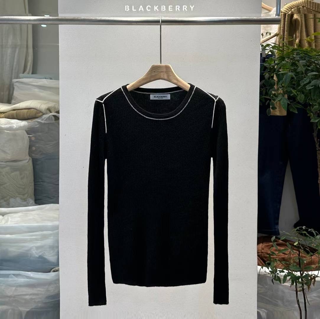 BLACKBERRY東大門㊣代購女士新品時尚25秋冬真品職業針織衫BLACKBERRY針織衫圖色4