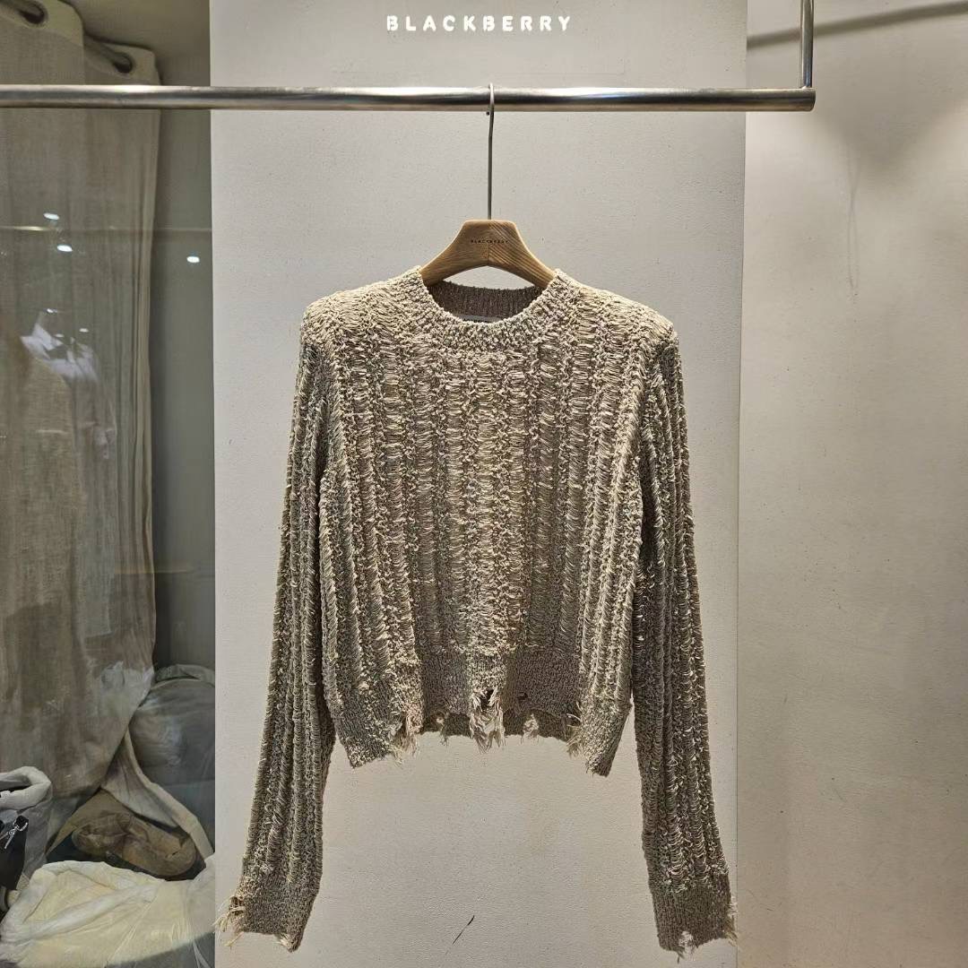 BLACKBERRY東大門㊣直郵女士新品推薦休閑熱賣25秋冬針織衫BLACKBERRY針織衫圖色2