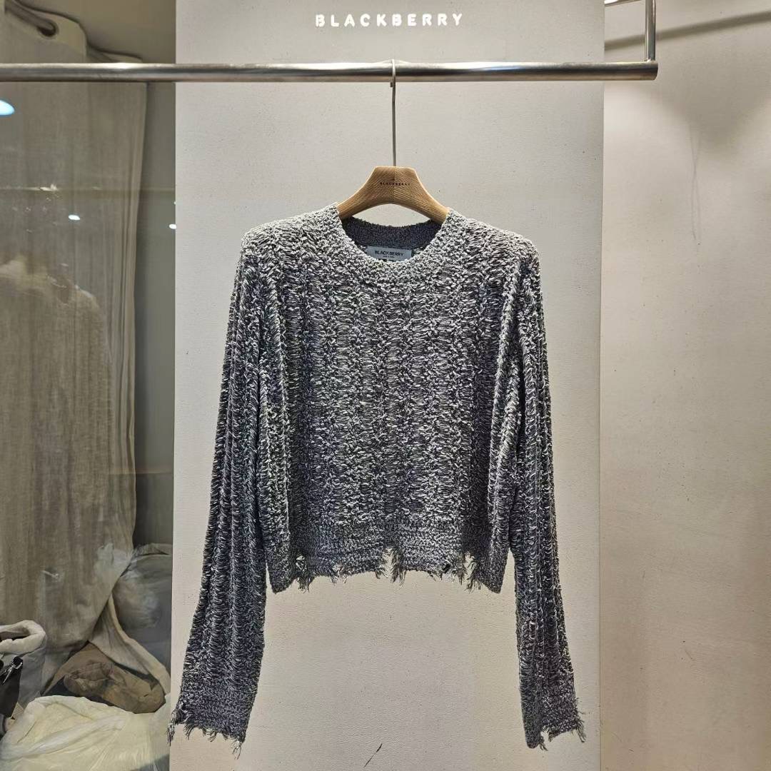 BLACKBERRY東大門㊣直郵女士新品推薦休閑熱賣25秋冬針織衫BLACKBERRY針織衫圖色3