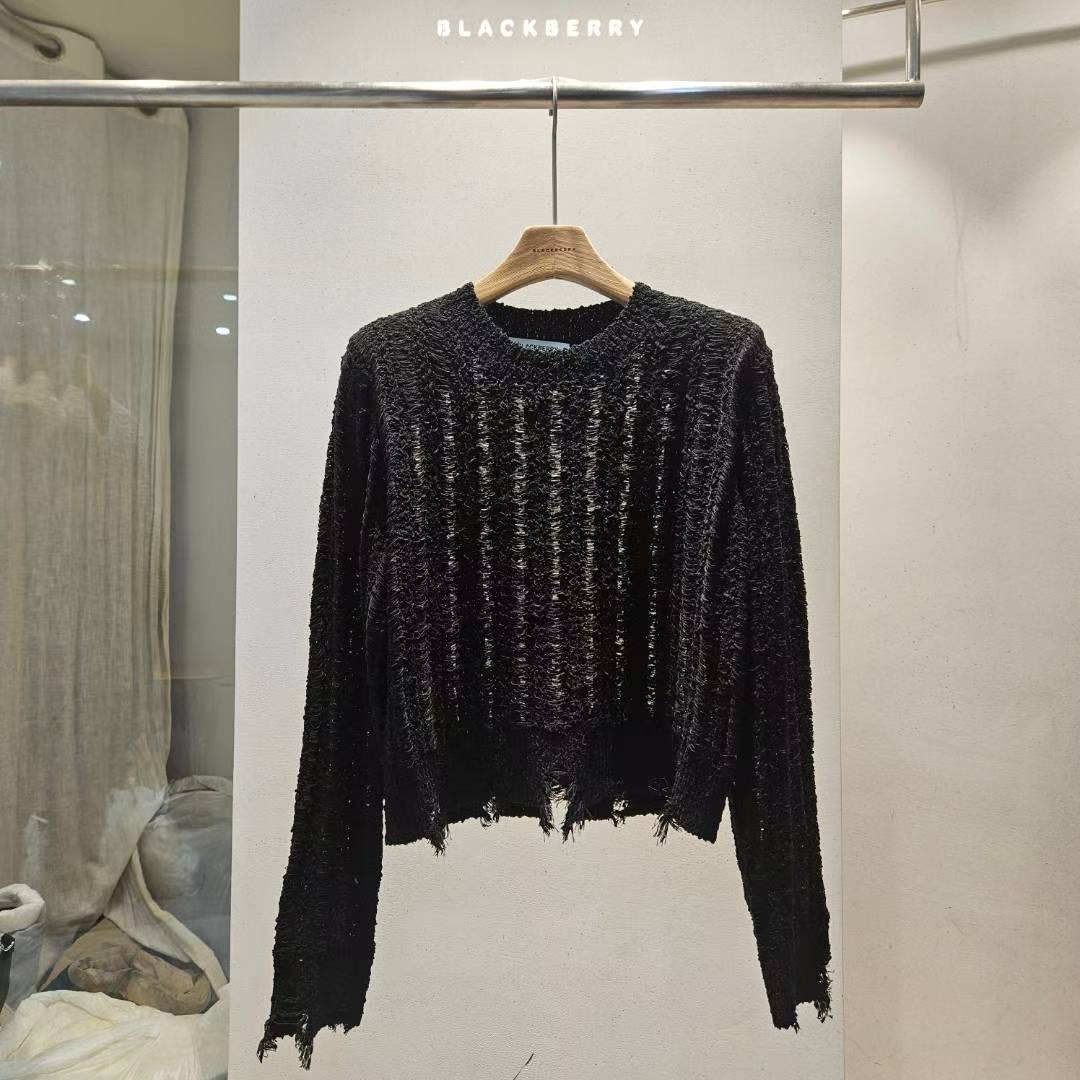 BLACKBERRY東大門㊣直郵女士新品推薦休閑熱賣25秋冬針織衫BLACKBERRY針織衫圖色4