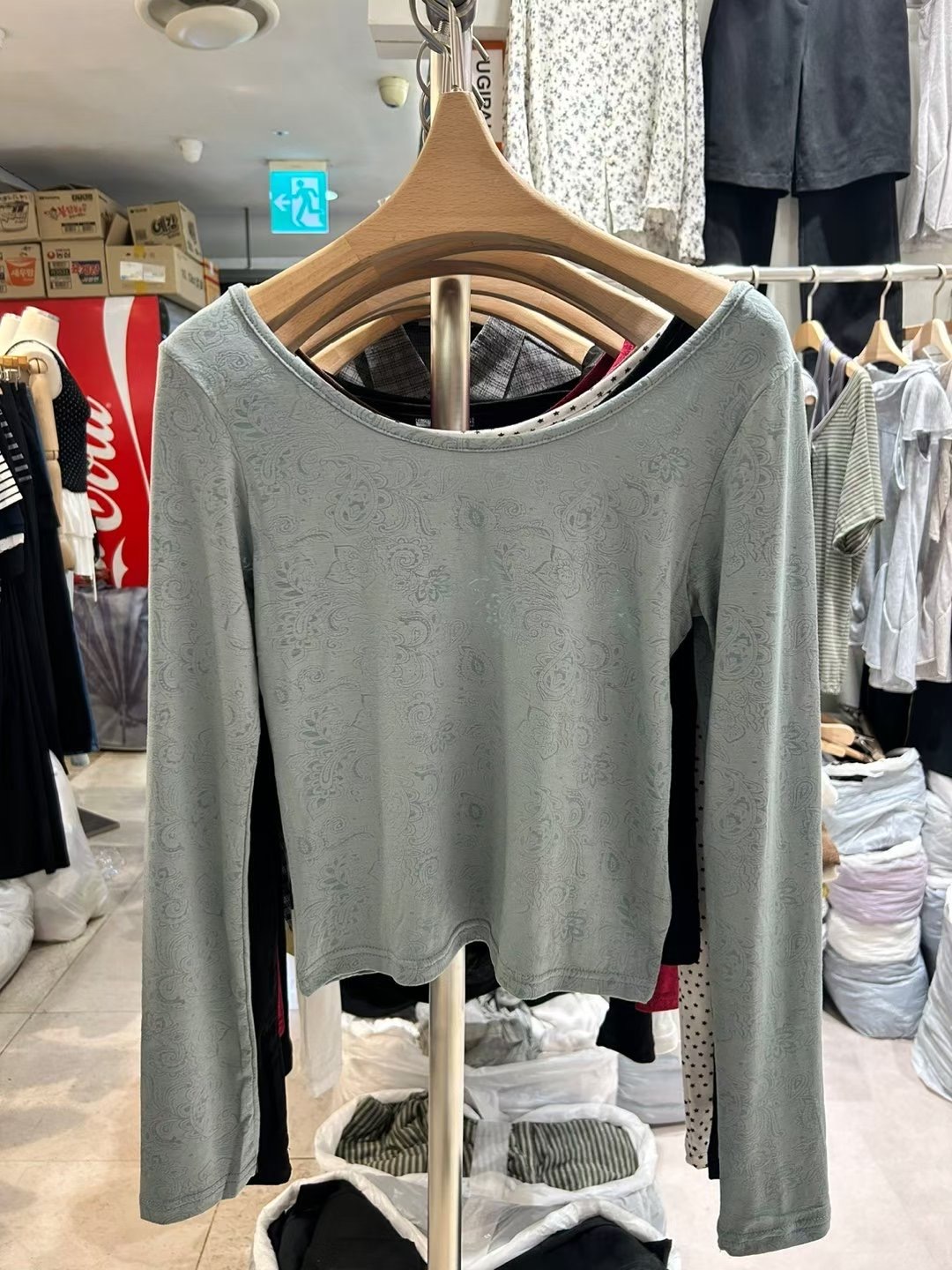 UGIPAL韓國直郵㊣女士新款人氣休閑時尚真品熱賣職業長袖T恤UGIPAL長袖T恤圖色1