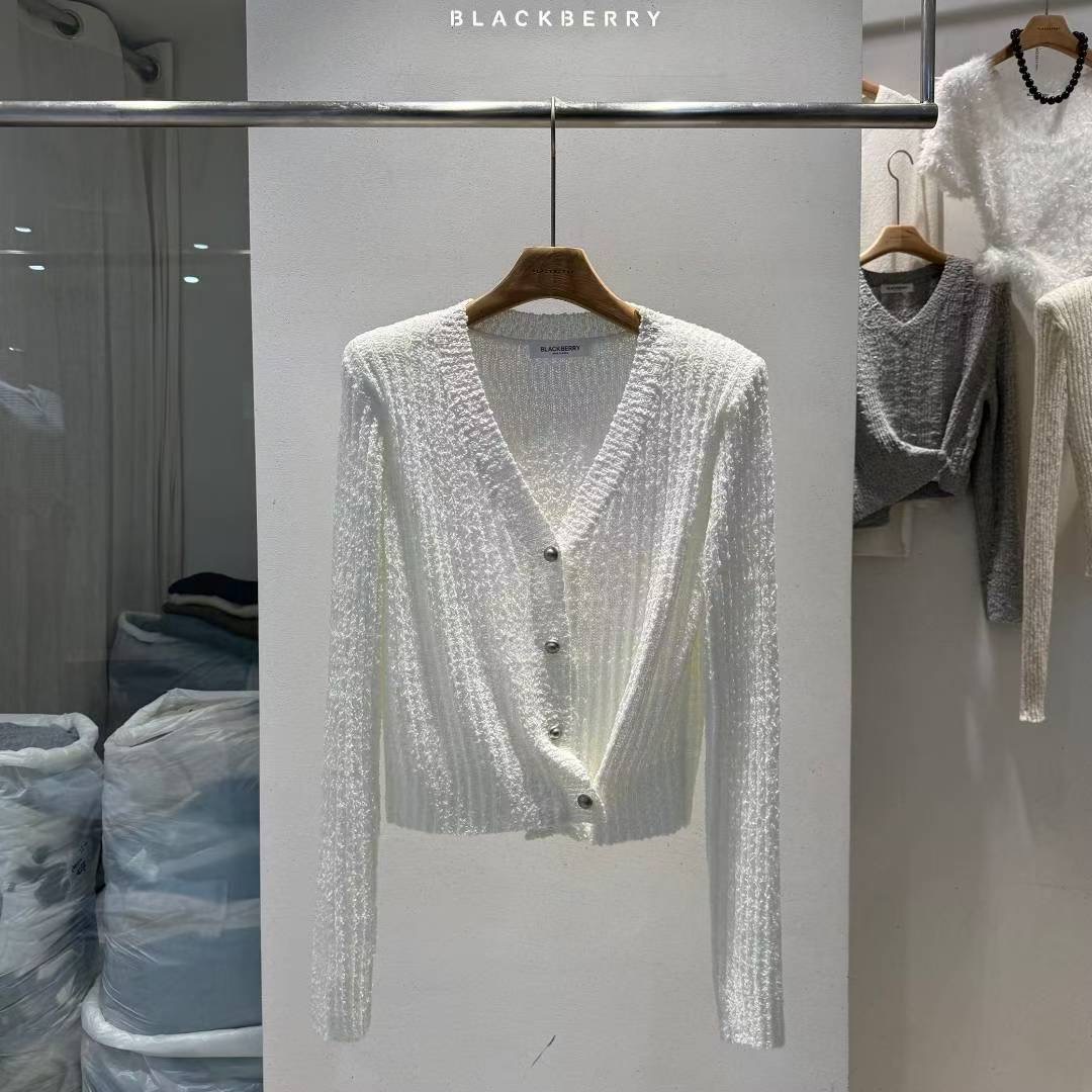 BLACKBERRY東大門㊣直郵女士新款真品人氣熱賣時尚職業針織衫BLACKBERRY針織衫圖色1