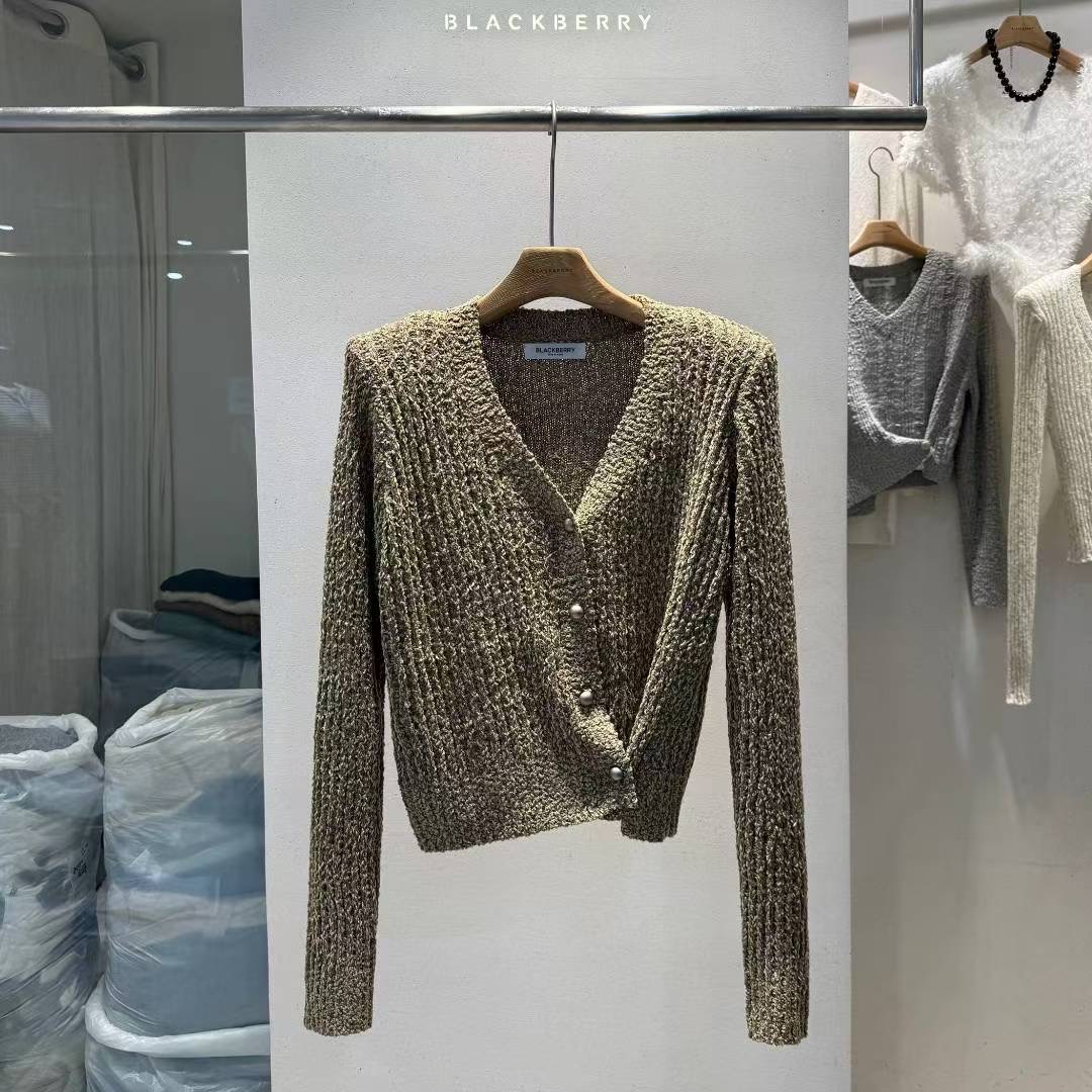 BLACKBERRY東大門㊣直郵女士新款真品人氣熱賣時尚職業針織衫BLACKBERRY針織衫圖色2