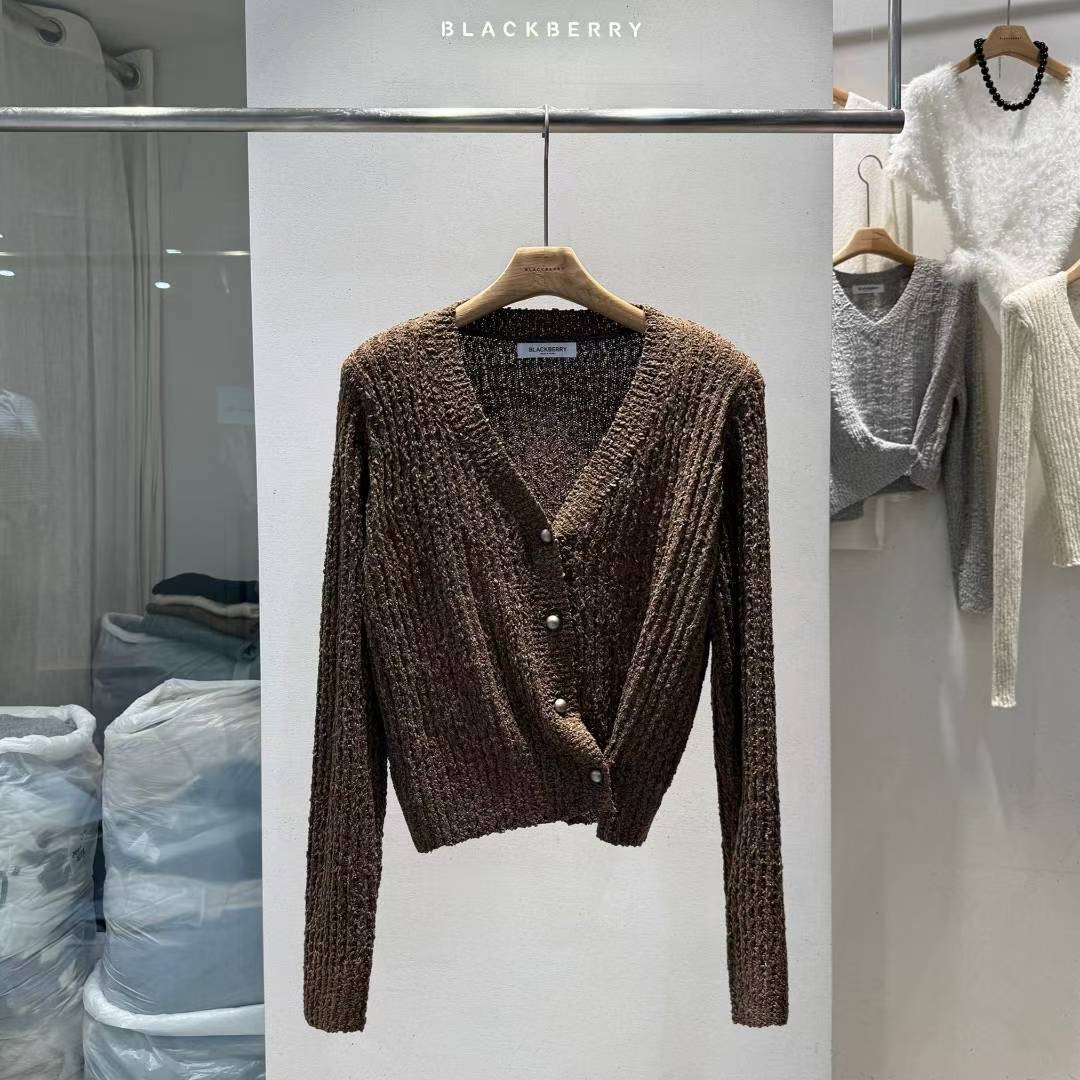 BLACKBERRY東大門㊣直郵女士新款真品人氣熱賣時尚職業針織衫BLACKBERRY針織衫圖色3