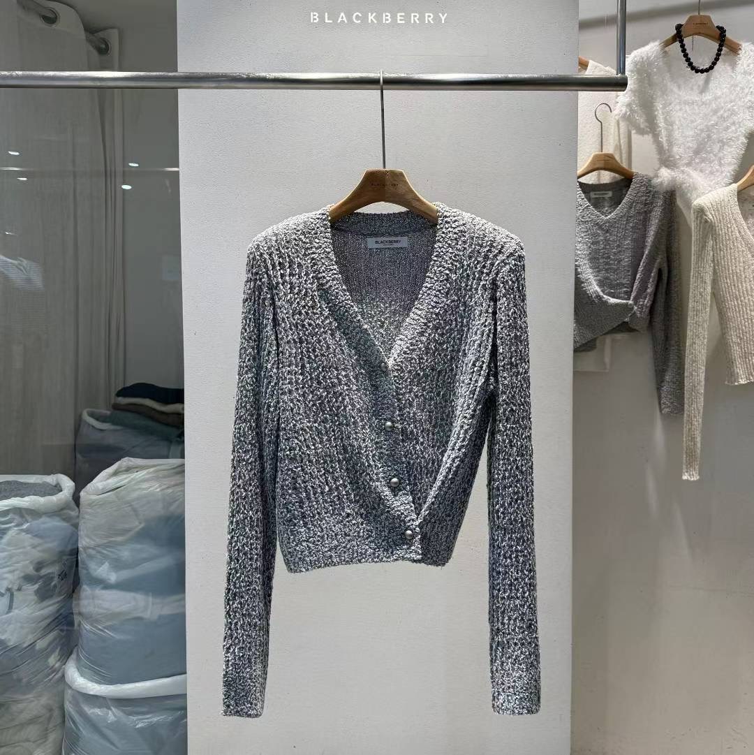 BLACKBERRY東大門㊣直郵女士新款真品人氣熱賣時尚職業針織衫BLACKBERRY針織衫圖色4