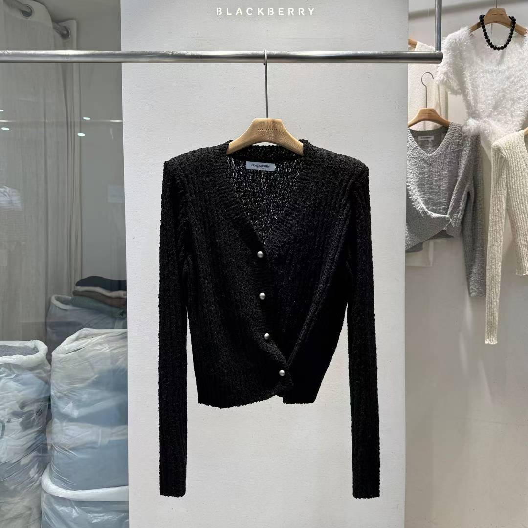 BLACKBERRY東大門㊣直郵女士新款真品人氣熱賣時尚職業針織衫BLACKBERRY針織衫圖色5