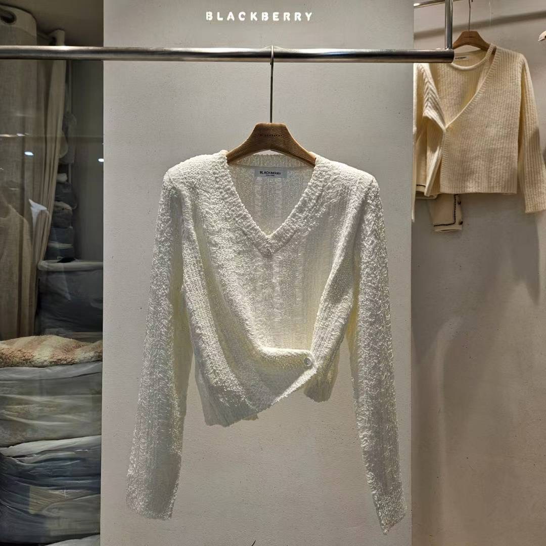 BLACKBERRY東大門㊣實拍女裝新款休閑25秋冬職業時尚針織衫BLACKBERRY針織衫圖色1