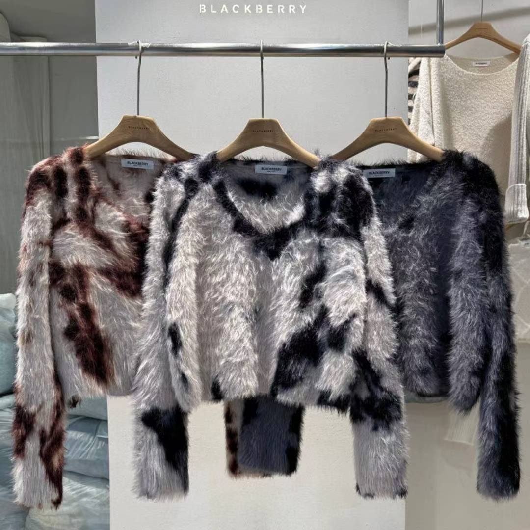 BLACKBERRY東大門㊣直郵女士新品熱賣時尚推薦真品休閑針織衫BLACKBERRY針織衫