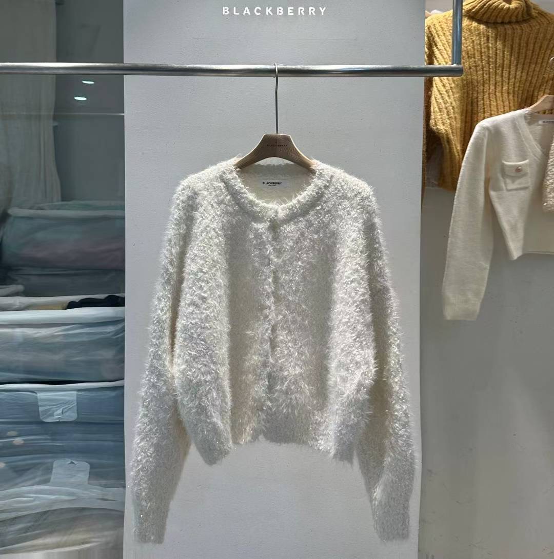 BLACKBERRY東大門㊣直郵女裝新品時尚熱賣人氣休閑25秋冬針織衫BLACKBERRY針織衫圖色1