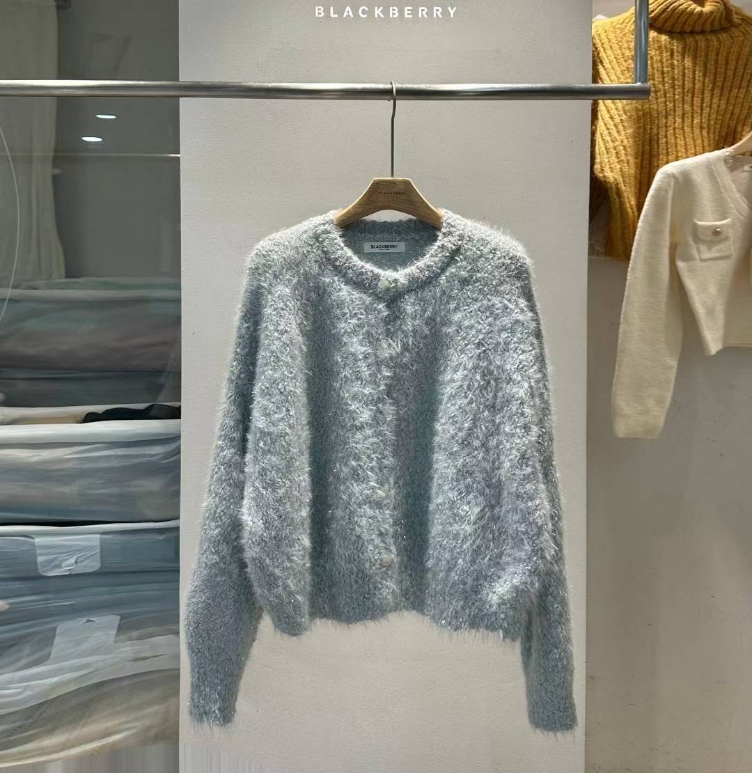 BLACKBERRY東大門㊣直郵女裝新品時尚熱賣人氣休閑25秋冬針織衫BLACKBERRY針織衫圖色3