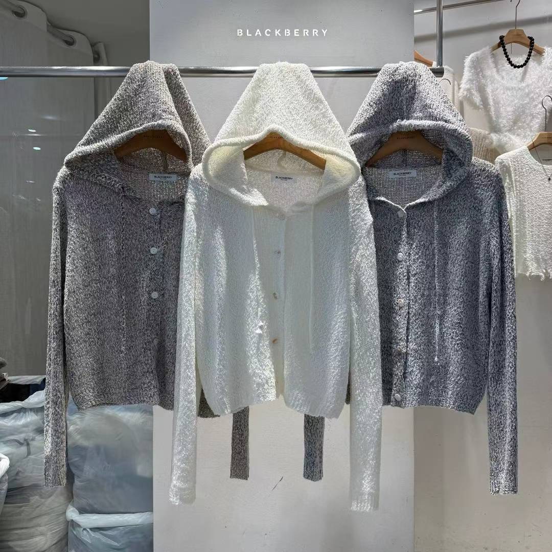 BLACKBERRY東大門㊣代購女士新款時尚推薦真品休閑職業針織衫BLACKBERRY針織衫