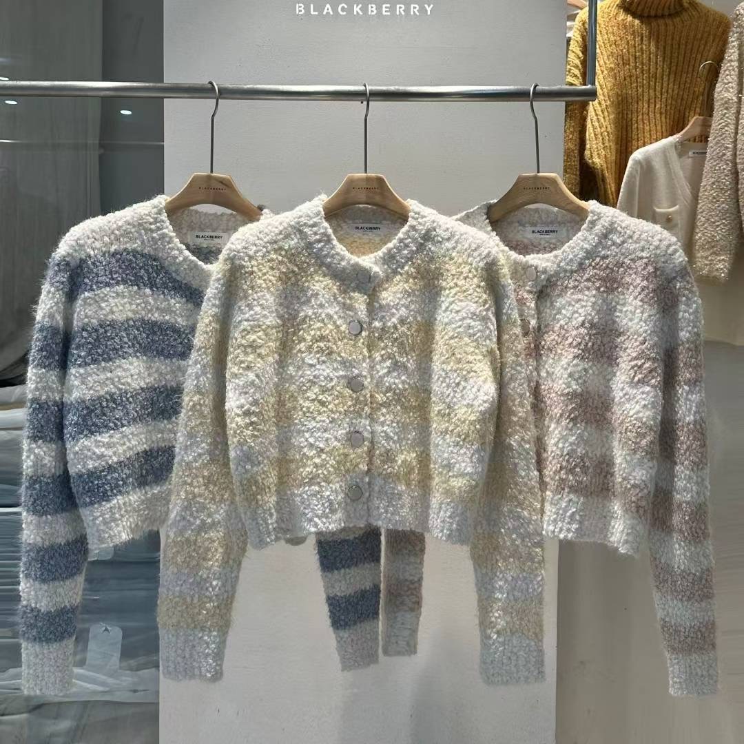 BLACKBERRY東大門㊣直郵女裝新款人氣熱賣休閑推薦真品針織衫BLACKBERRY針織衫